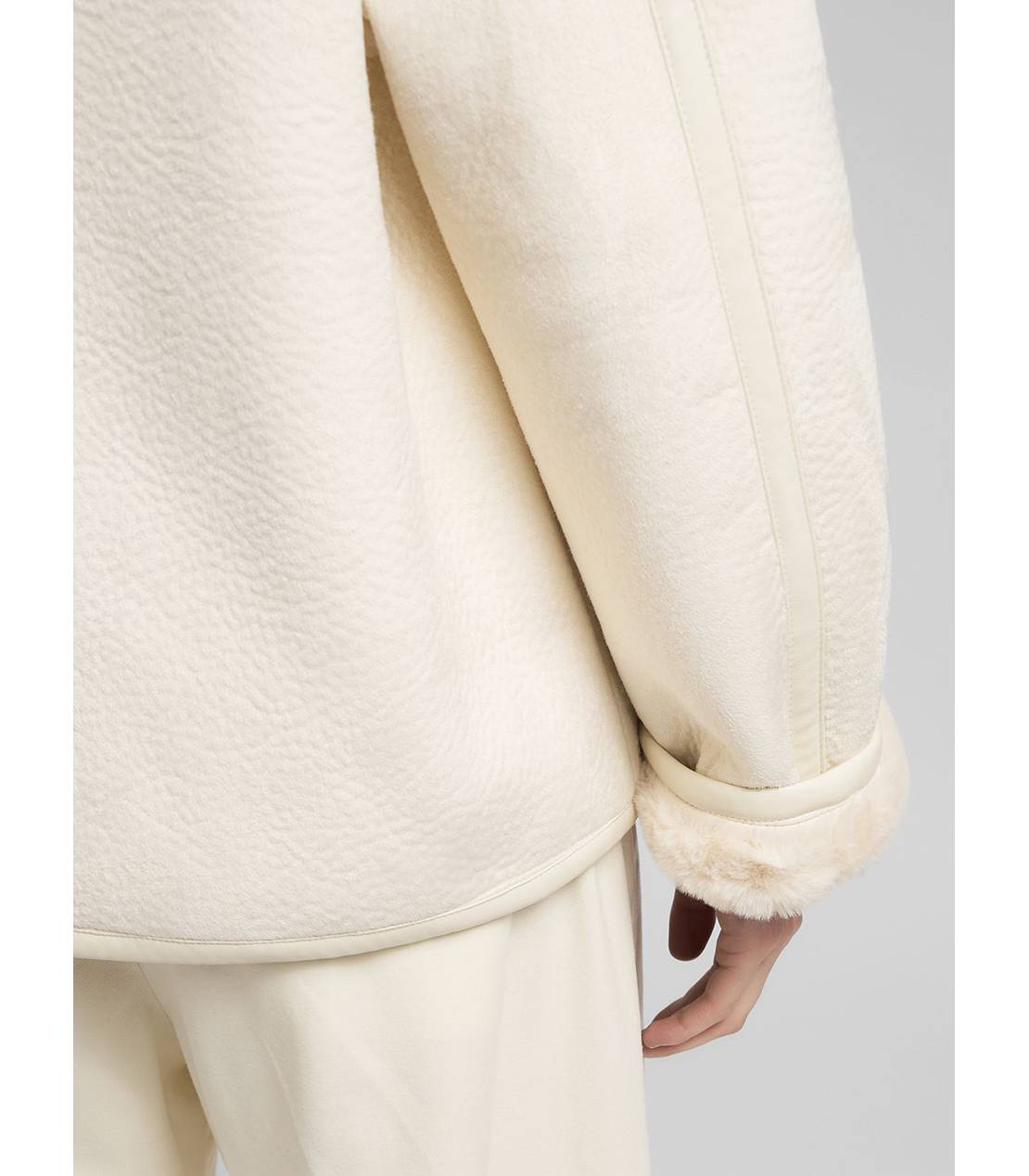 フェイクムートンジャケット 詳細画像 オフホワイト 7